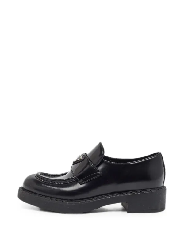 Prada Pre-Owned プラットフォーム ローファー | ブラック | FARFETCH JP