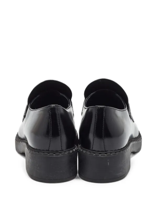 Prada Pre-Owned プラットフォーム ローファー | ブラック | FARFETCH JP
