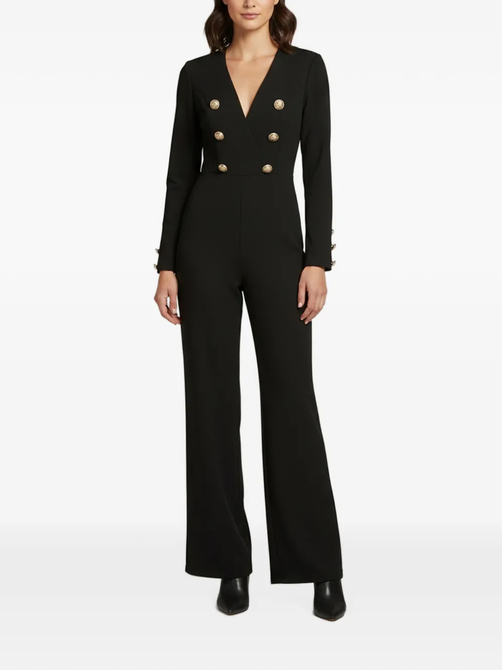 Balmain Pre-Owned Doppelreihiger Jumpsuit - Schwarz