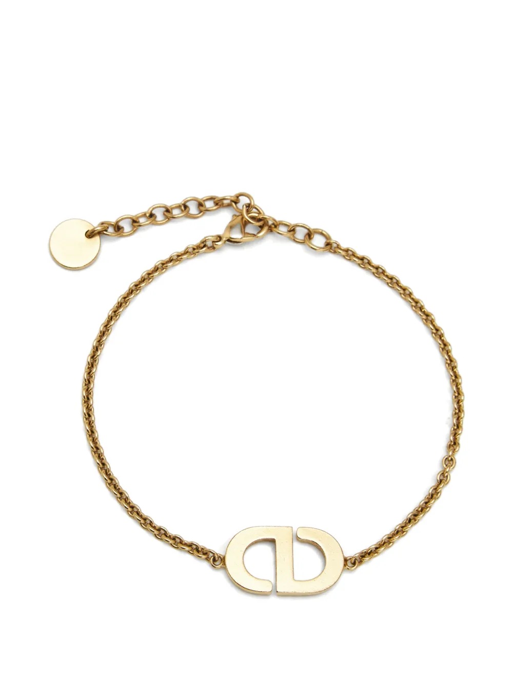 Christian Dior Pre-Owned Armband mit Kristallen - Gold