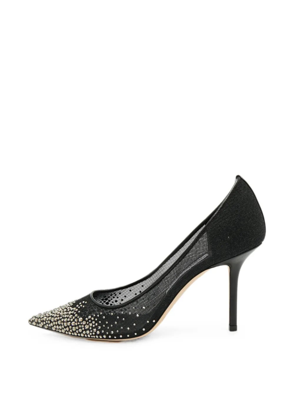 Jimmy Choo Pre-Owned Love 65 crystal-embellished pumps - Nero