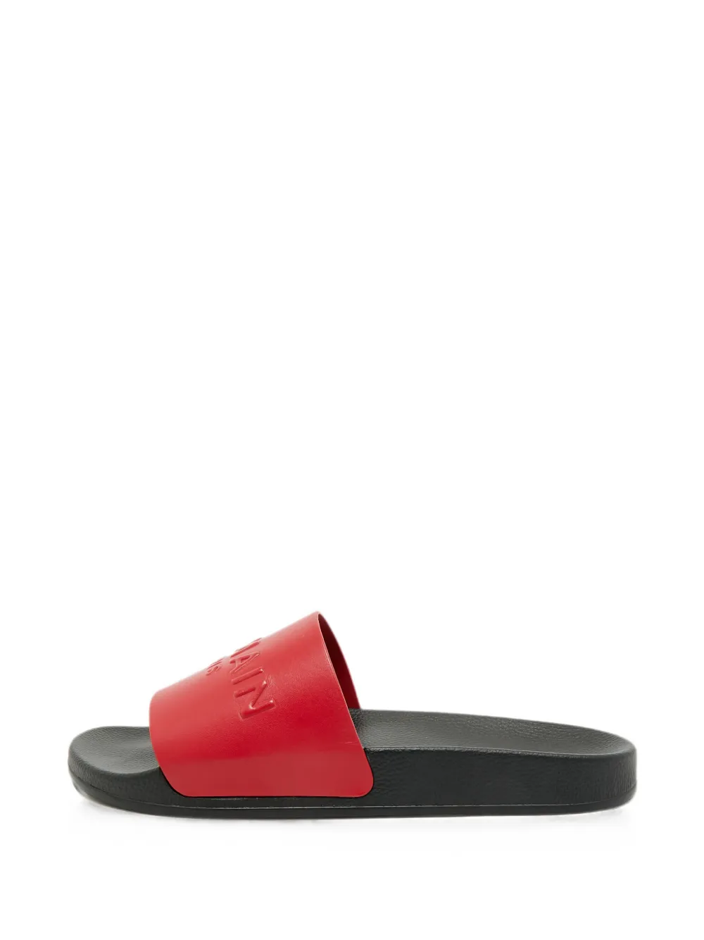 Balmain Pre-Owned Pantoletten mit Monogramm - Rot