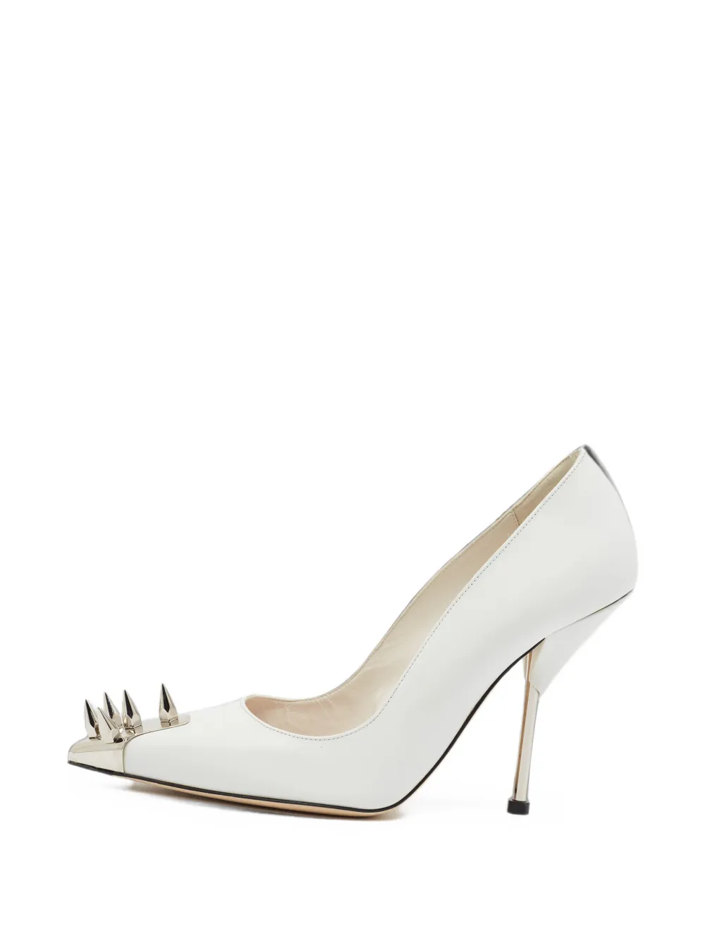 Alexander McQueen Pre-Owned Punk Stud pumps - Weiß