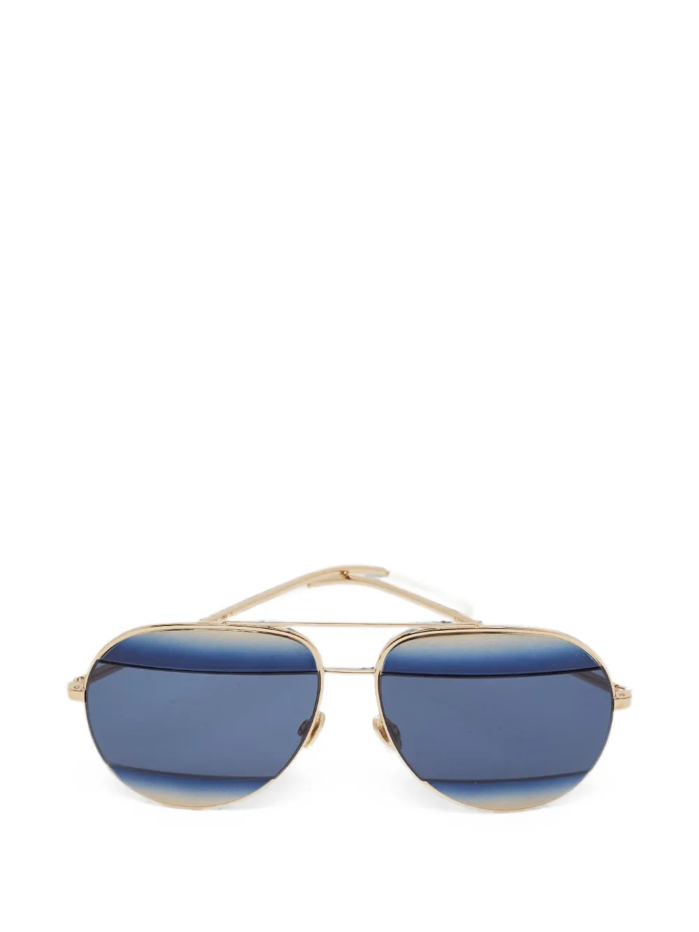 Christian Dior Pre-Owned lunettes de soleil Split1 à monture pilote Christian Dior Pre-Owned lunettes de soleil Split1 à monture pilote