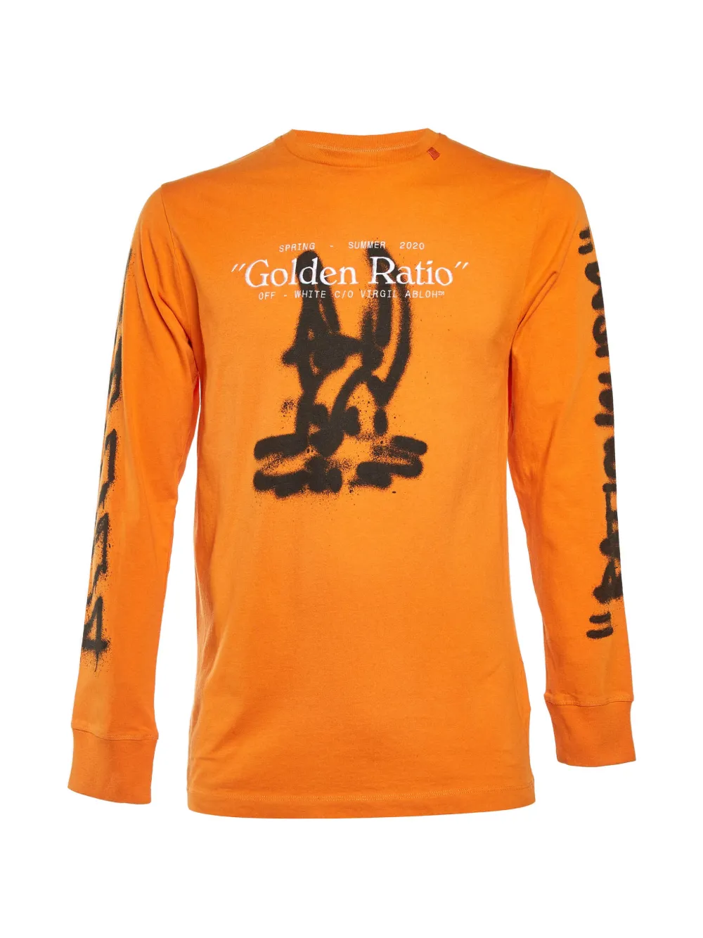 Pre-owned Off-white Golden Ratio Sweatshirt In Orange
