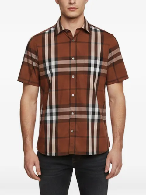Burberry Pre-Owned check-print short-sleeve shirt