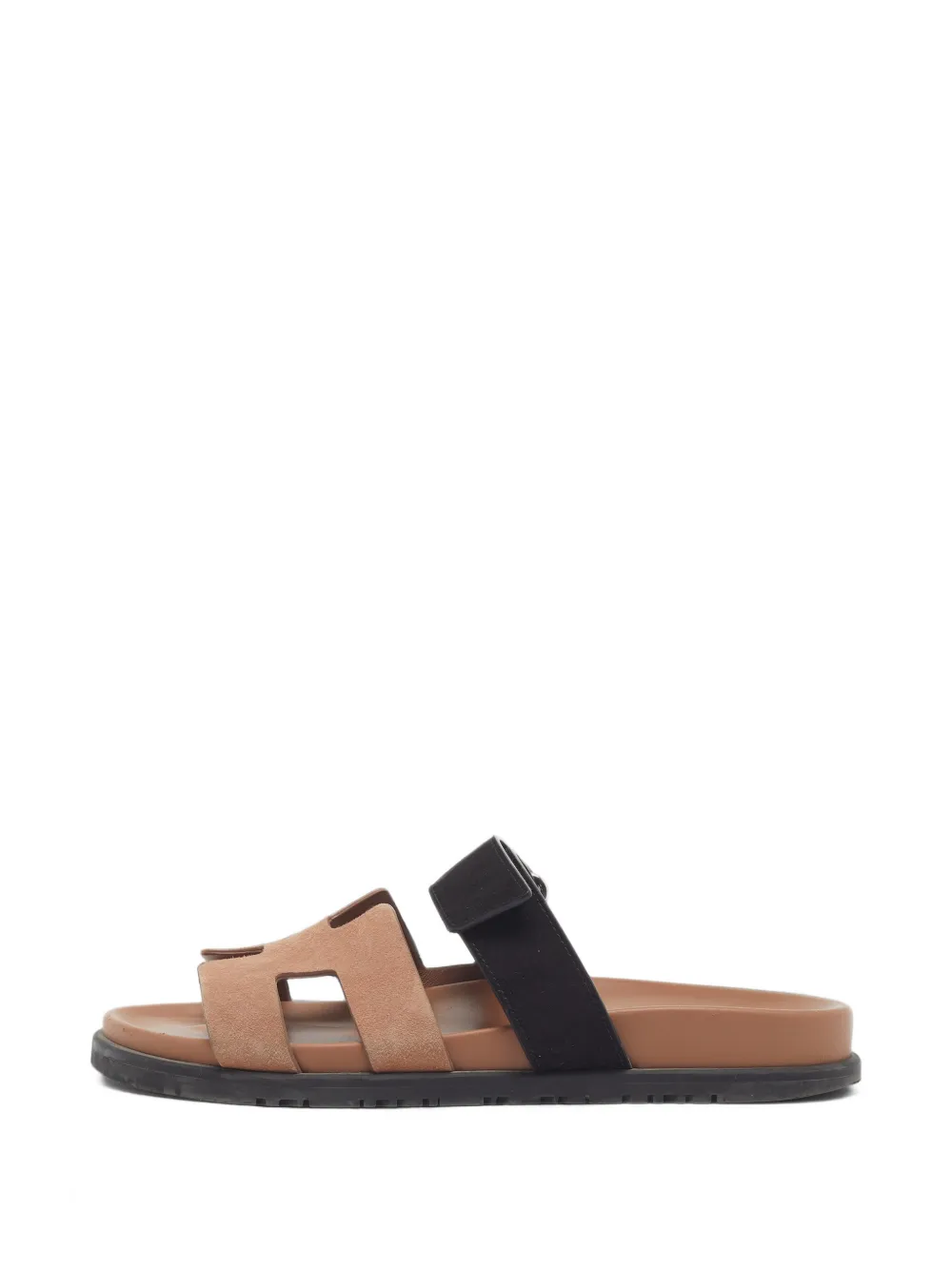 Hermès Pre-Owned Chypre touch-strap sandals - Nude