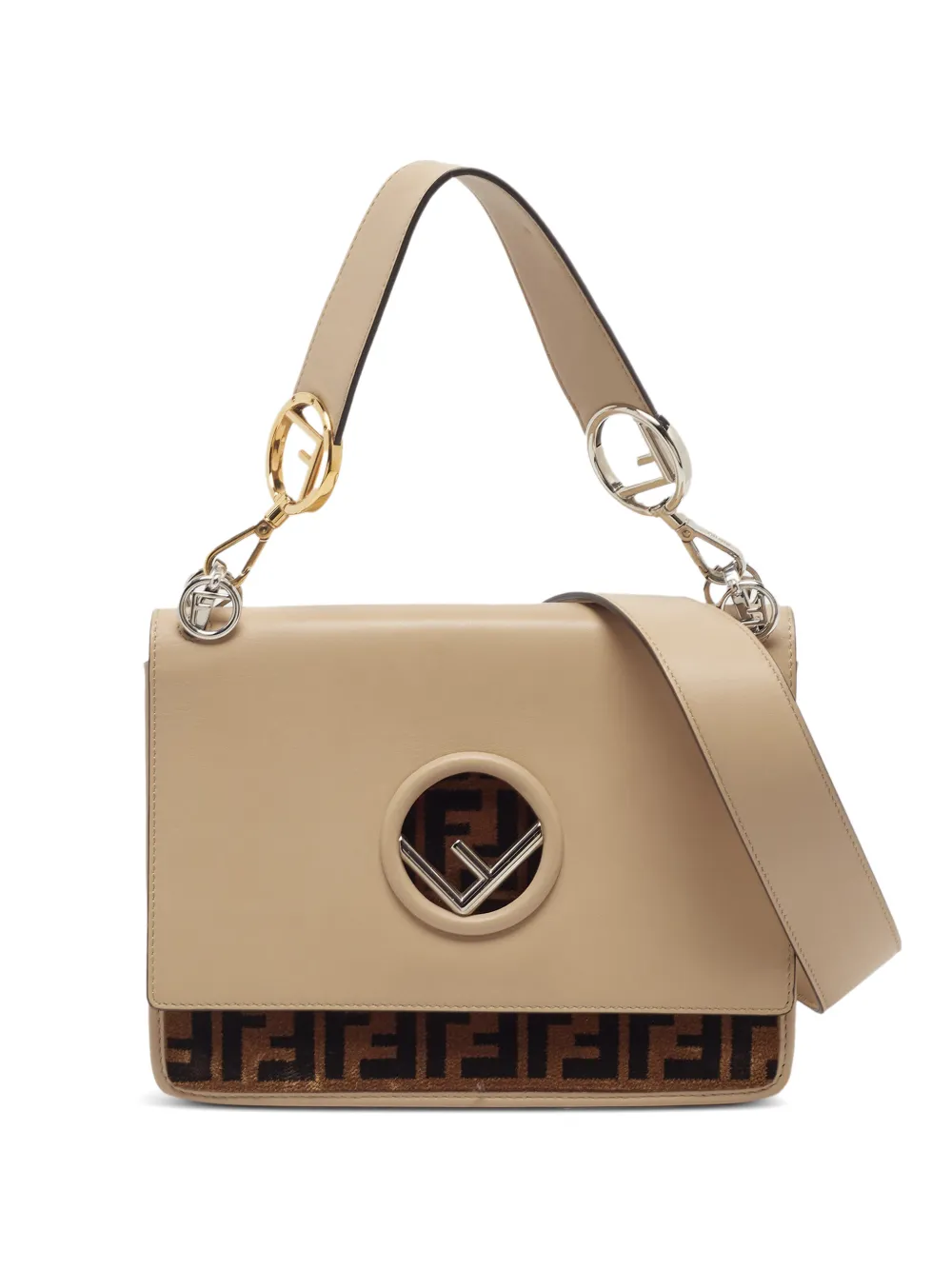 Fendi Pre-Owned Borsa a spalla Kan I F 2018 - Toni neutri