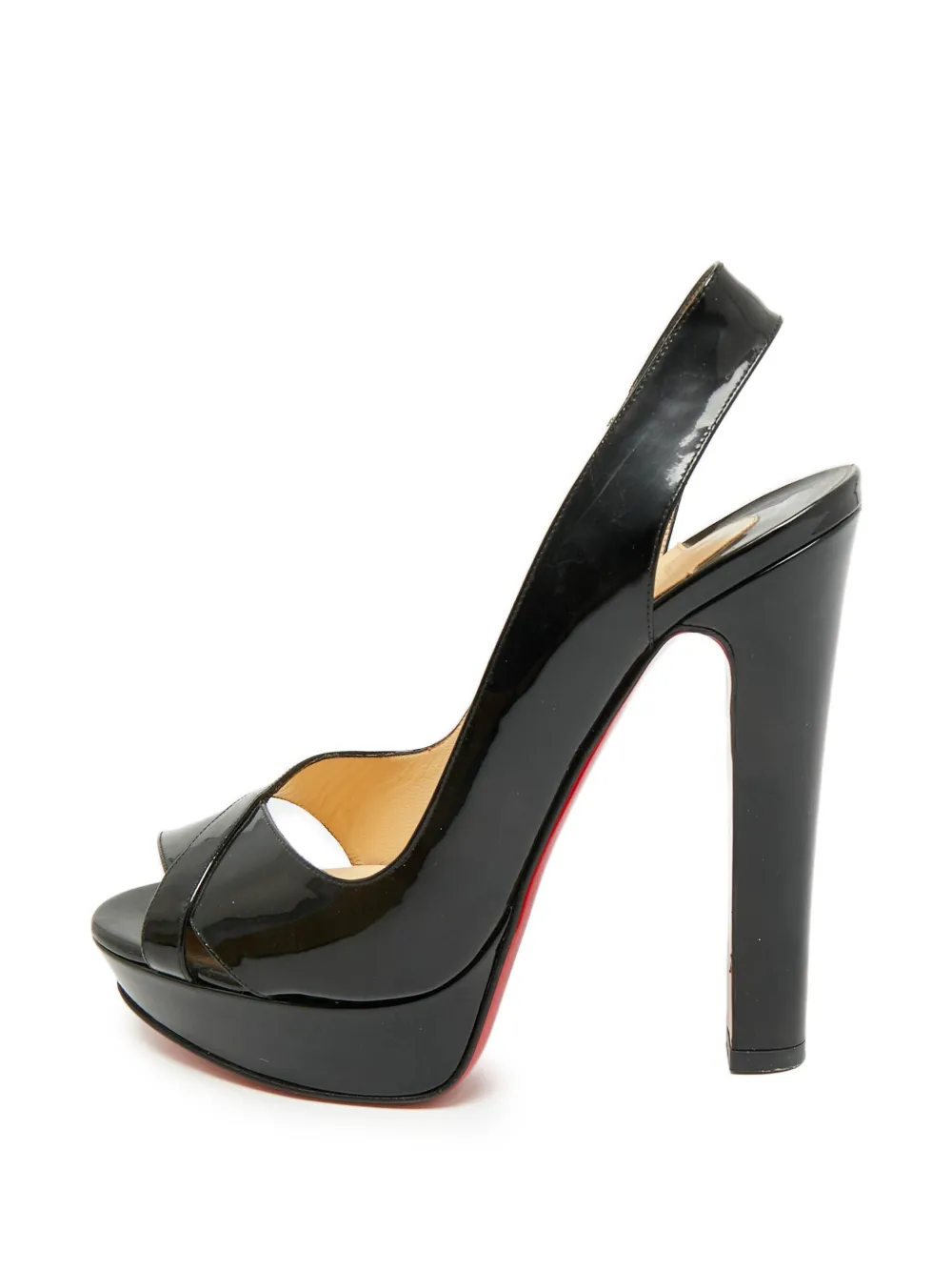 Christian Louboutin Pre-Owned Marple Slingback-Sandalen - Schwarz