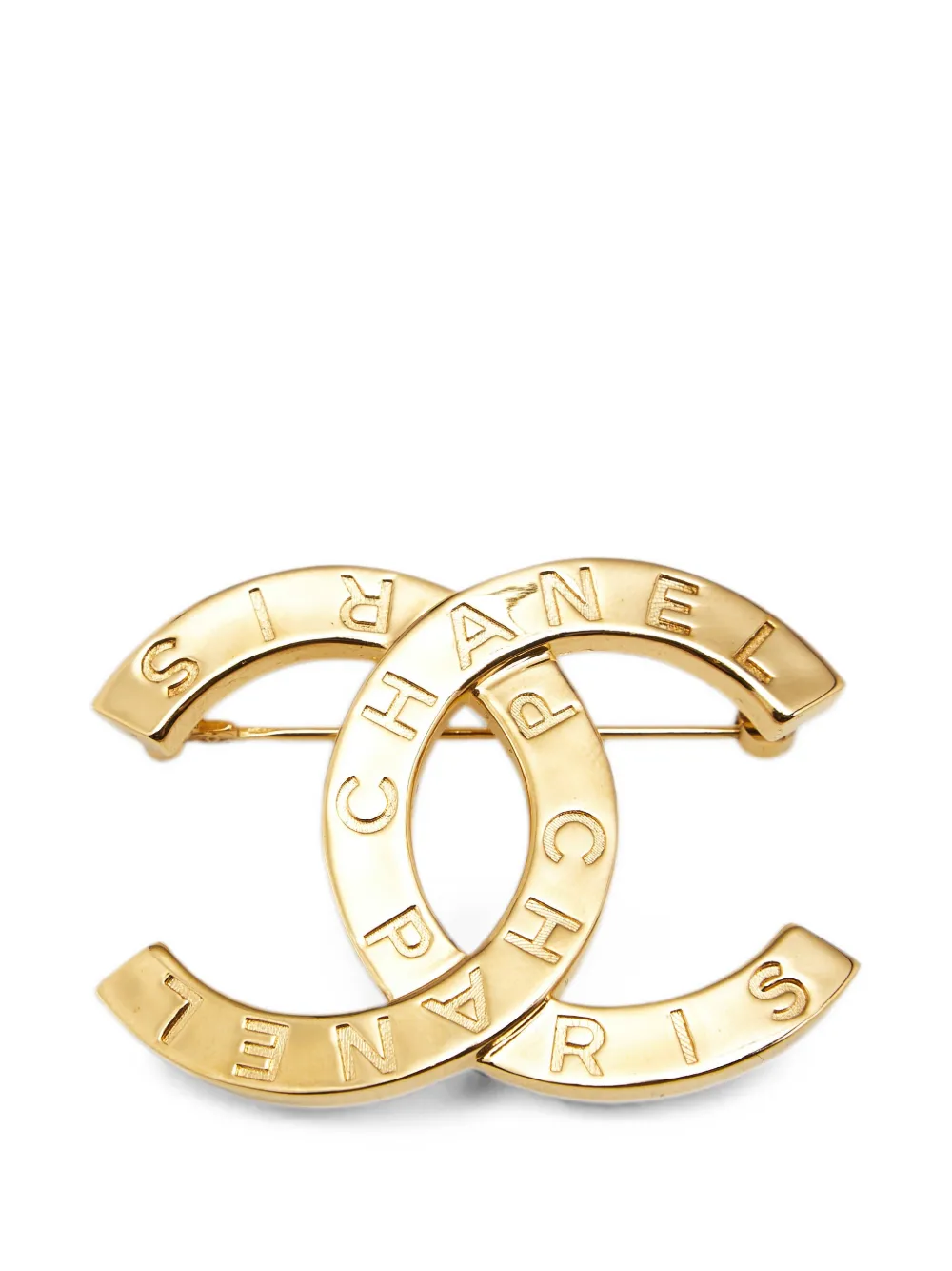 CHANEL Pre-Owned CC Brosche - Gold
