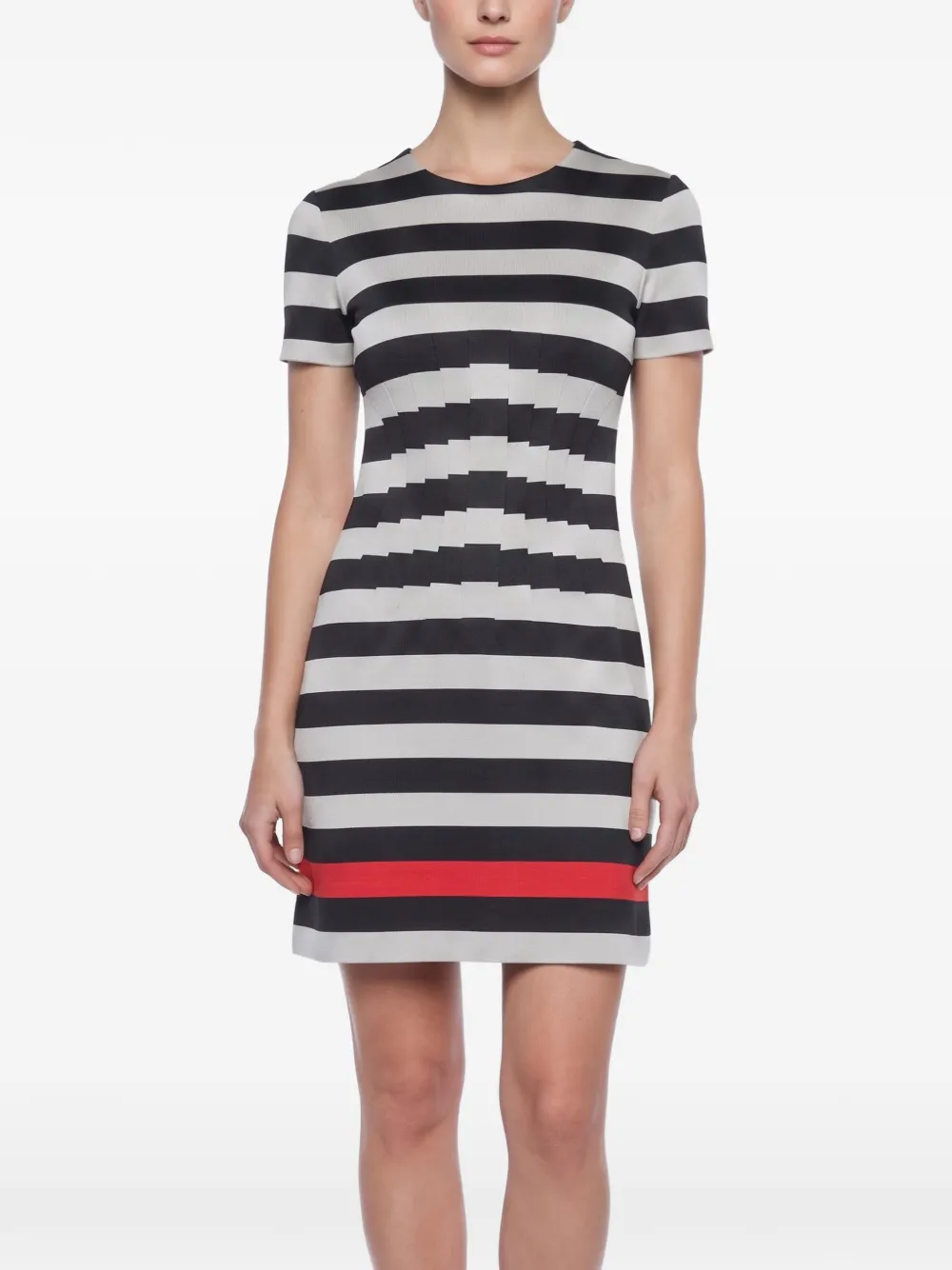 DVF Diane von Furstenberg Yazmine striped midi dress - Schwarz