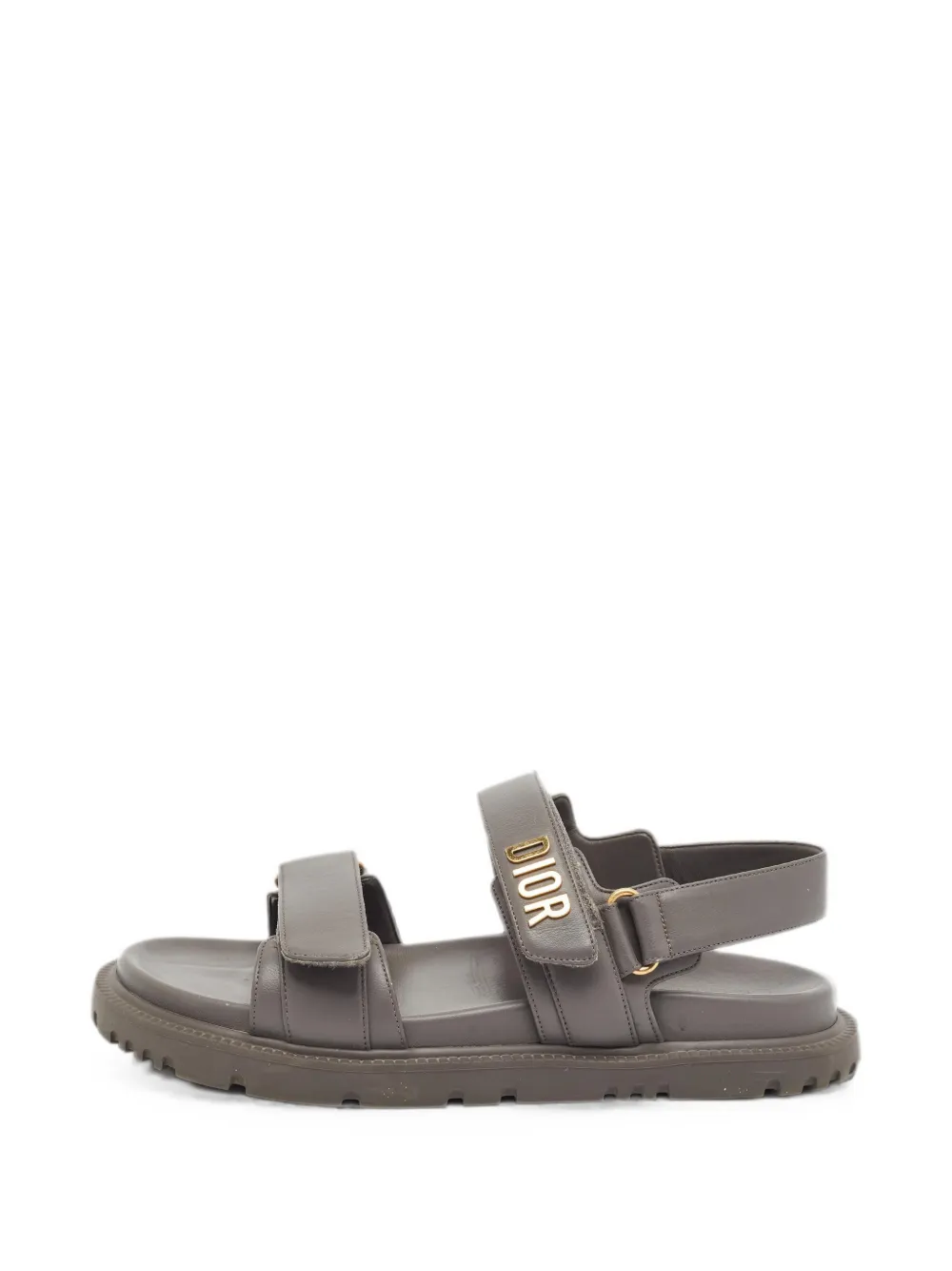 Christian Dior Pre-Owned Dioract Sandalen mit Klettverschluss - Braun