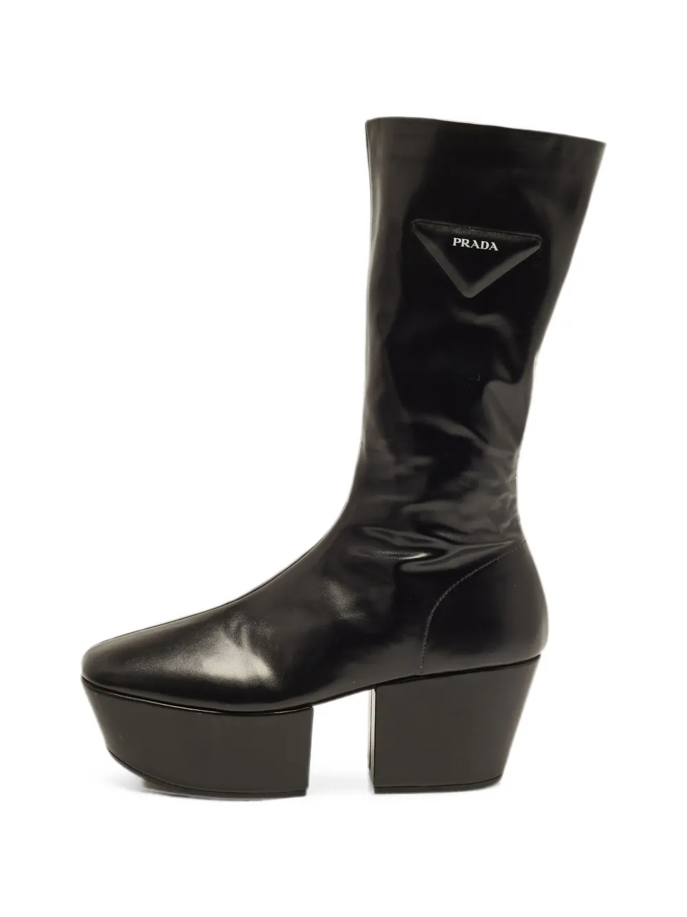Prada Pre-Owned Stiefel mit Plateau - Schwarz