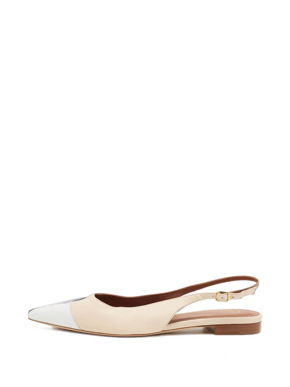 Malone Souliers slingback flat pumps - Nude