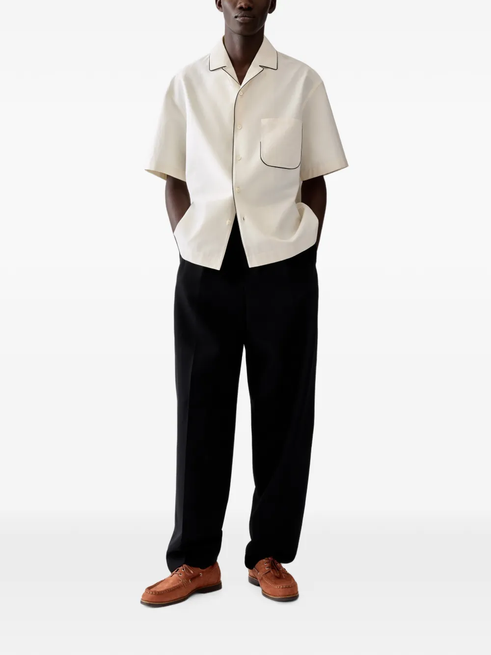 Jacquemus The Pyjama overhemd Beige