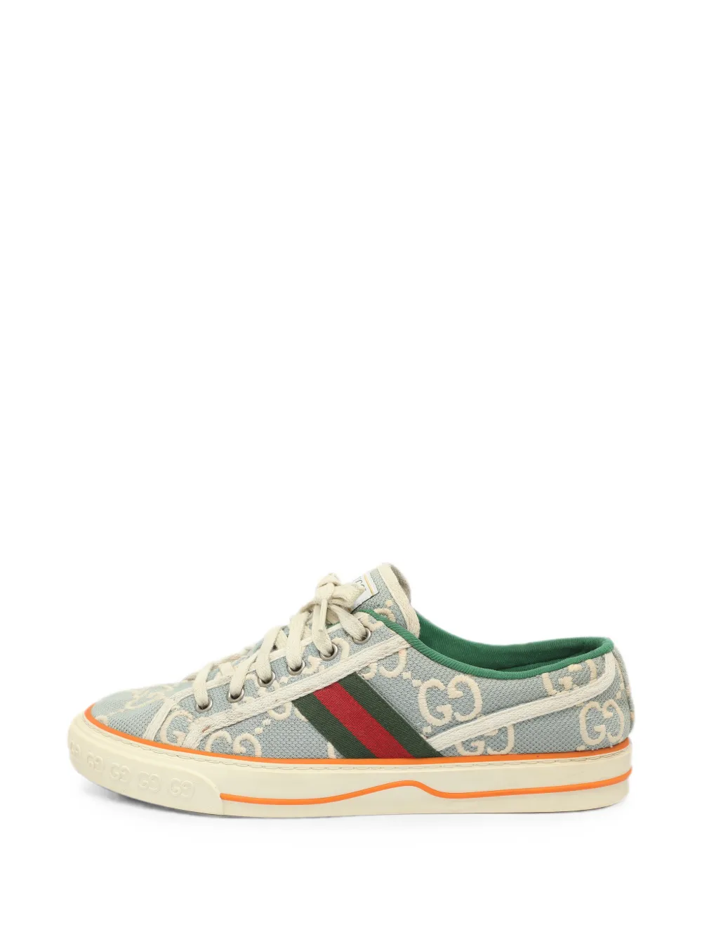 Gucci Pre-Owned Tennis 1977 Sneakers mit Webstreifen - Blau