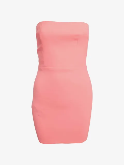 Alex Perry strapless crepe mini dress