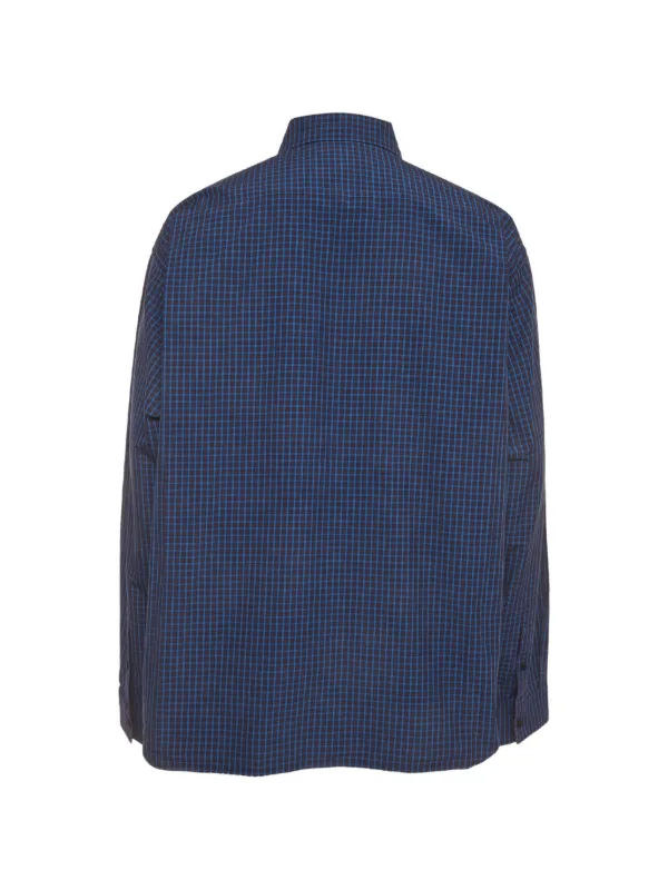 Balenciaga Pre-Owned チェック シャツ | ブルー | FARFETCH JP