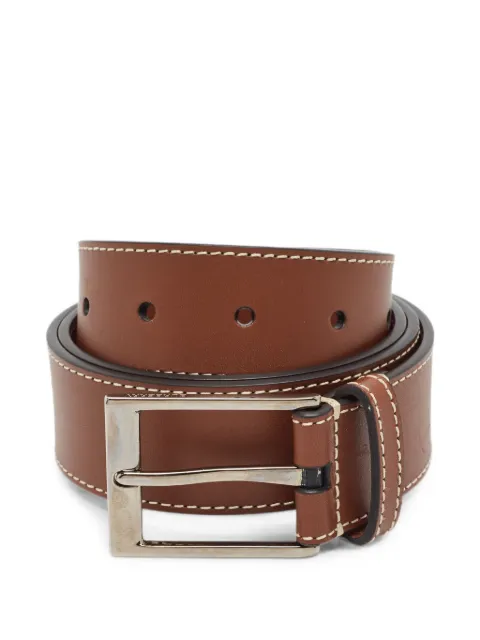 Burberry Pre-Owned cinturón de piel con hebilla
