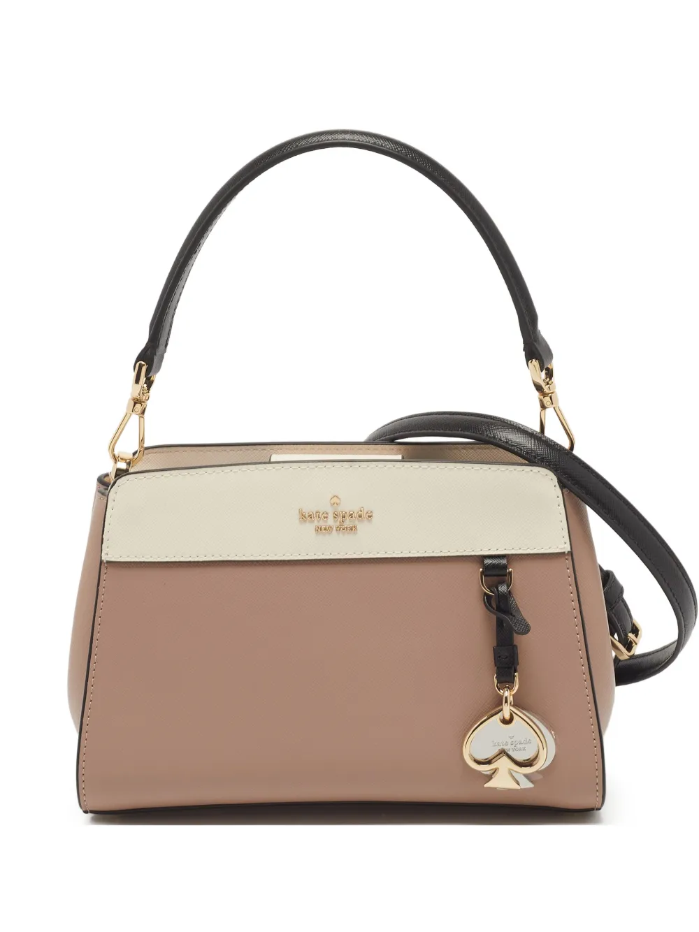 Kate Spade Madison Schultertasche in Colour-Block-Optik - Nude