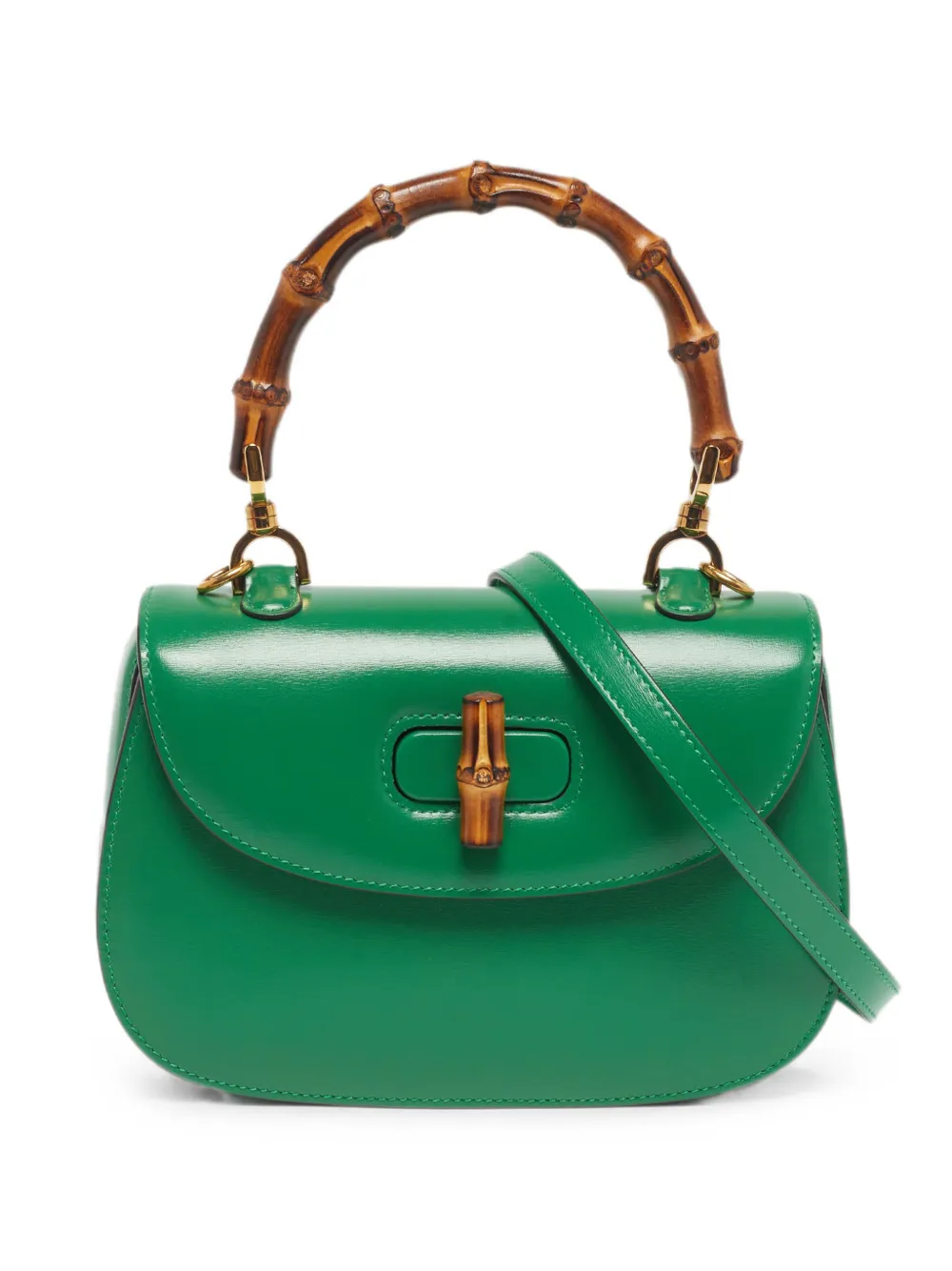 Gucci Pre-Owned Mini Bamboo 1947 Tote Bag - Grün