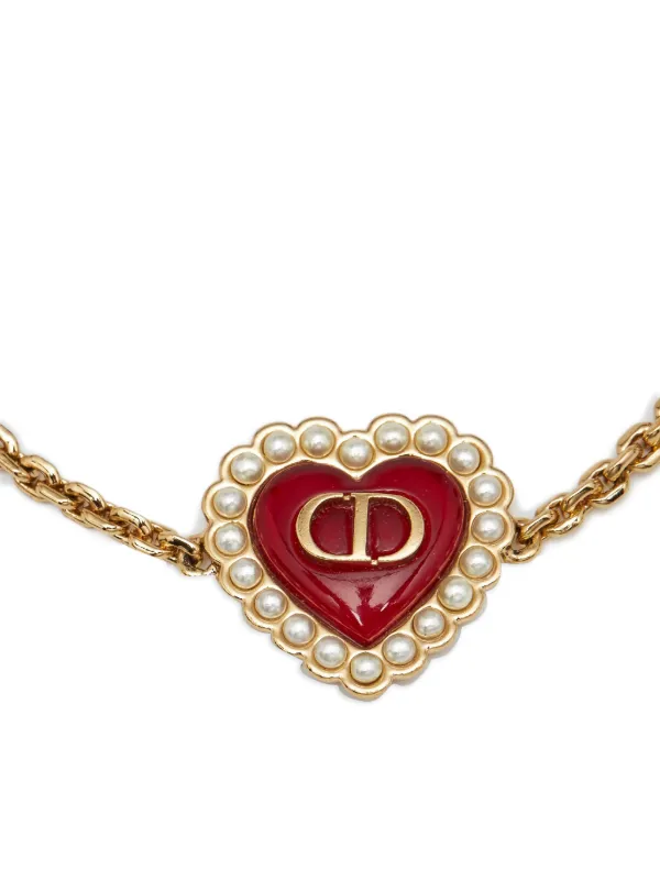 Christian Dior Pre-Owned プチ CD バロック イミテーションパール