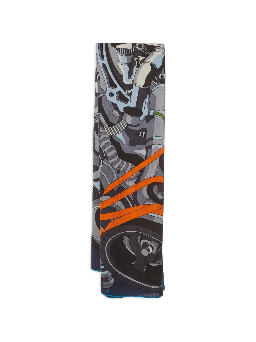 Hermès Pre-Owned Foulard 600 Chevaux - Grigio