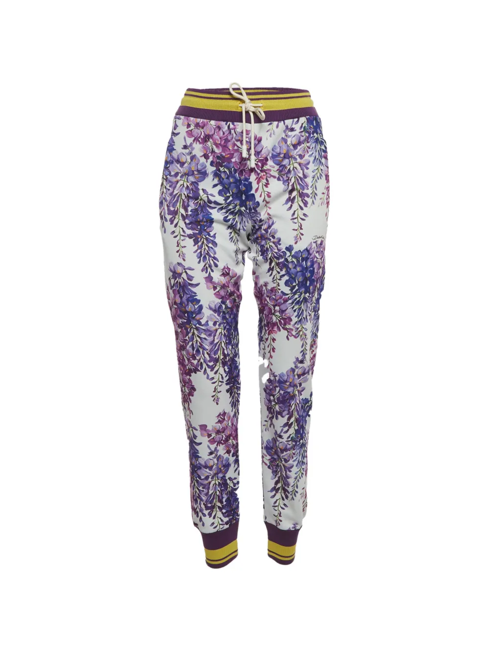 Dolce & Gabbana Pre-Owned pantalon de jogging à imprimé graphique - Blanc Dolce & Gabbana Pre-Owned pantalon de jogging à imprimé graphique - Blanc
