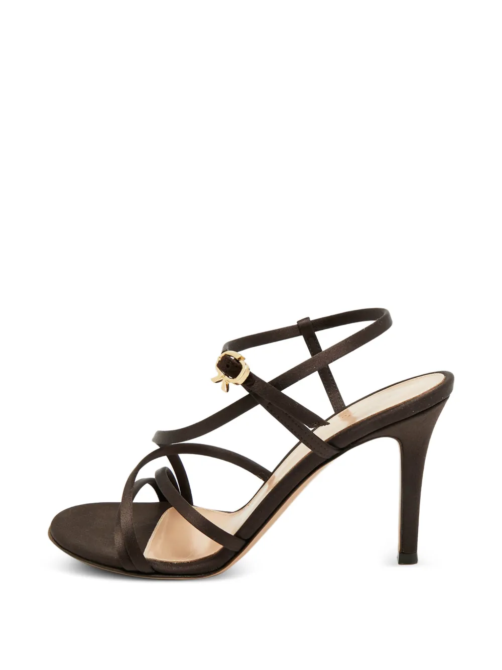 Gianvito Rossi Larisse Sandalen mit Knöchelriemen - Braun