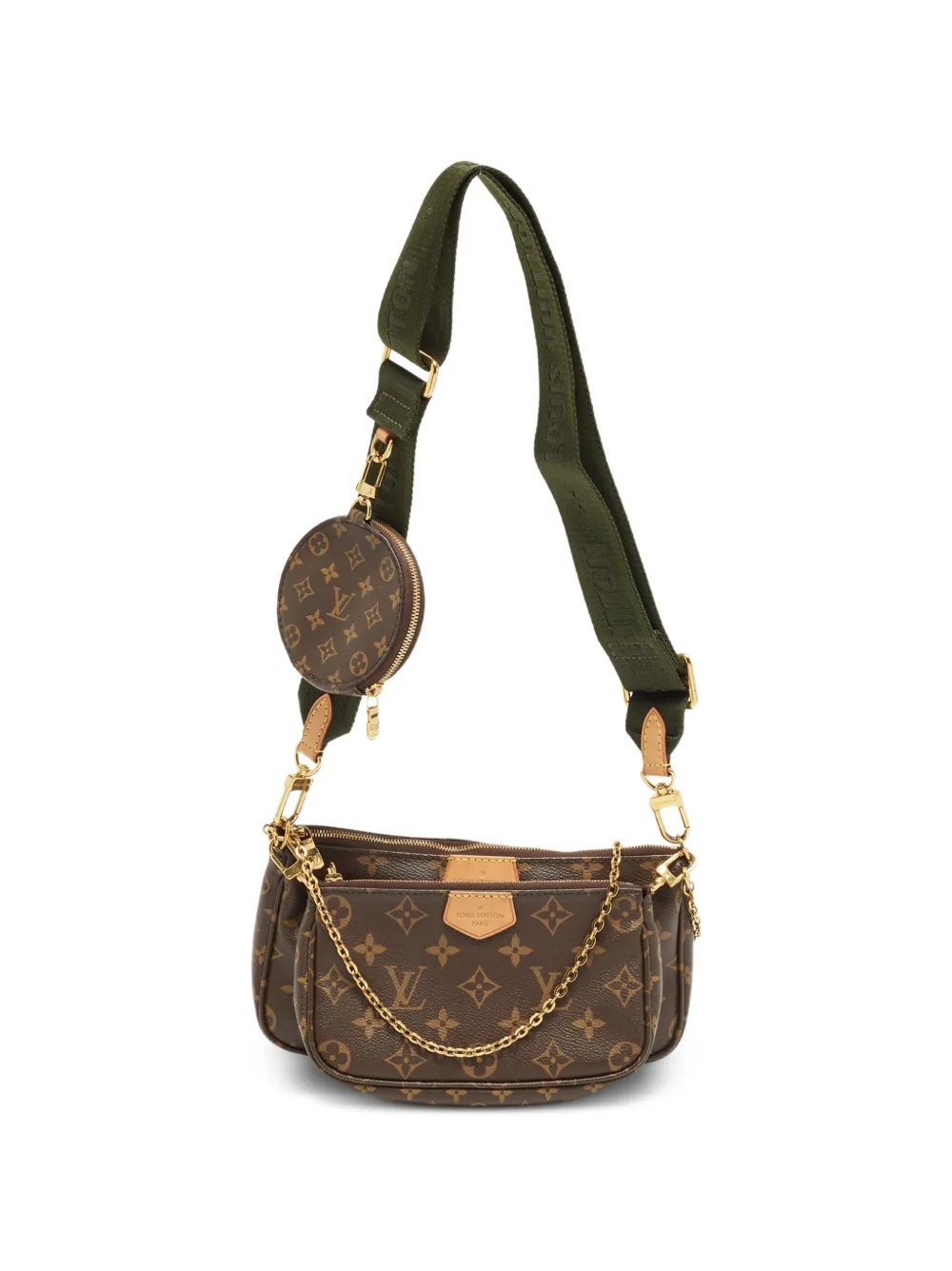 Louis Vuitton Pre-Owned Monogram Multi Pochette Accessoires Schultertasche - Braun
