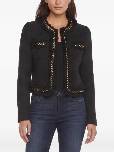 Versace Pre-Owned tweed cropped jacket