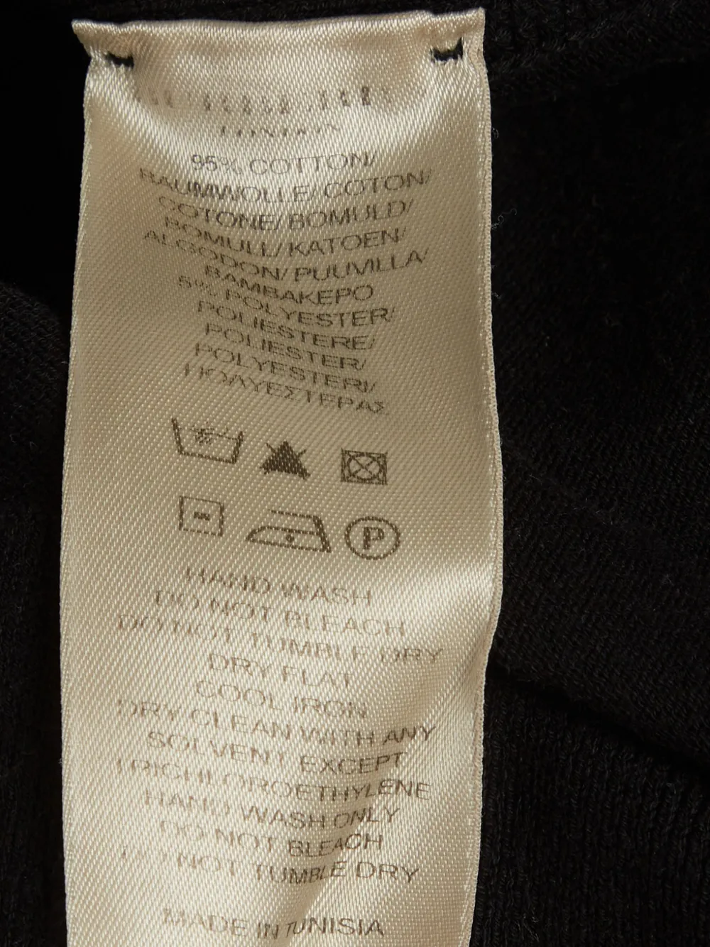 Pre-owned Burberry Check-panel T-shirt In Black