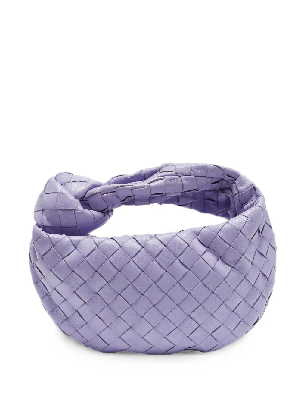Bottega Veneta Pre-Owned Jodie Mini-Tasche mit Intrecciato-Muster - Violett