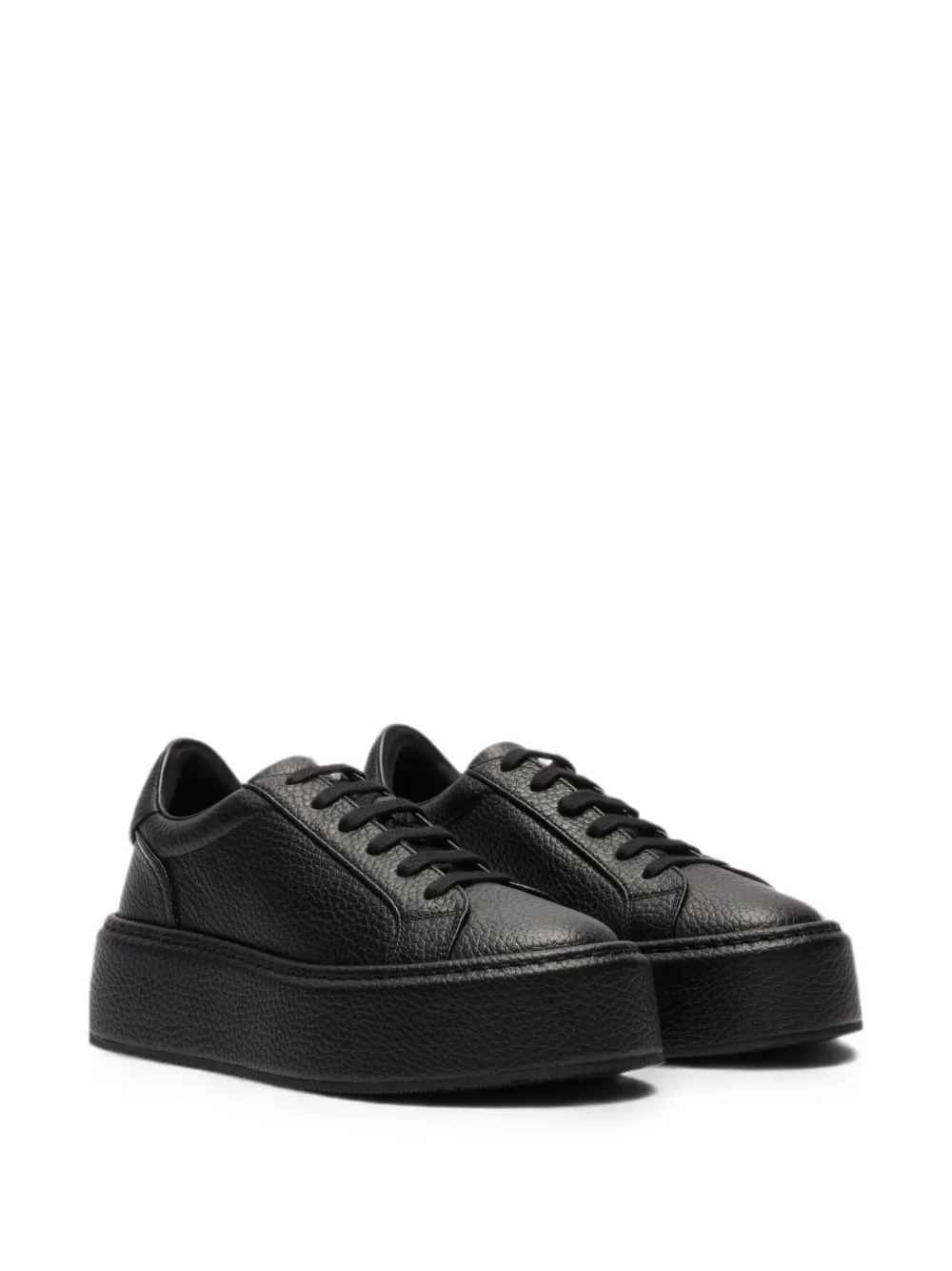 Casadei I-Box leather sneakers Zwart