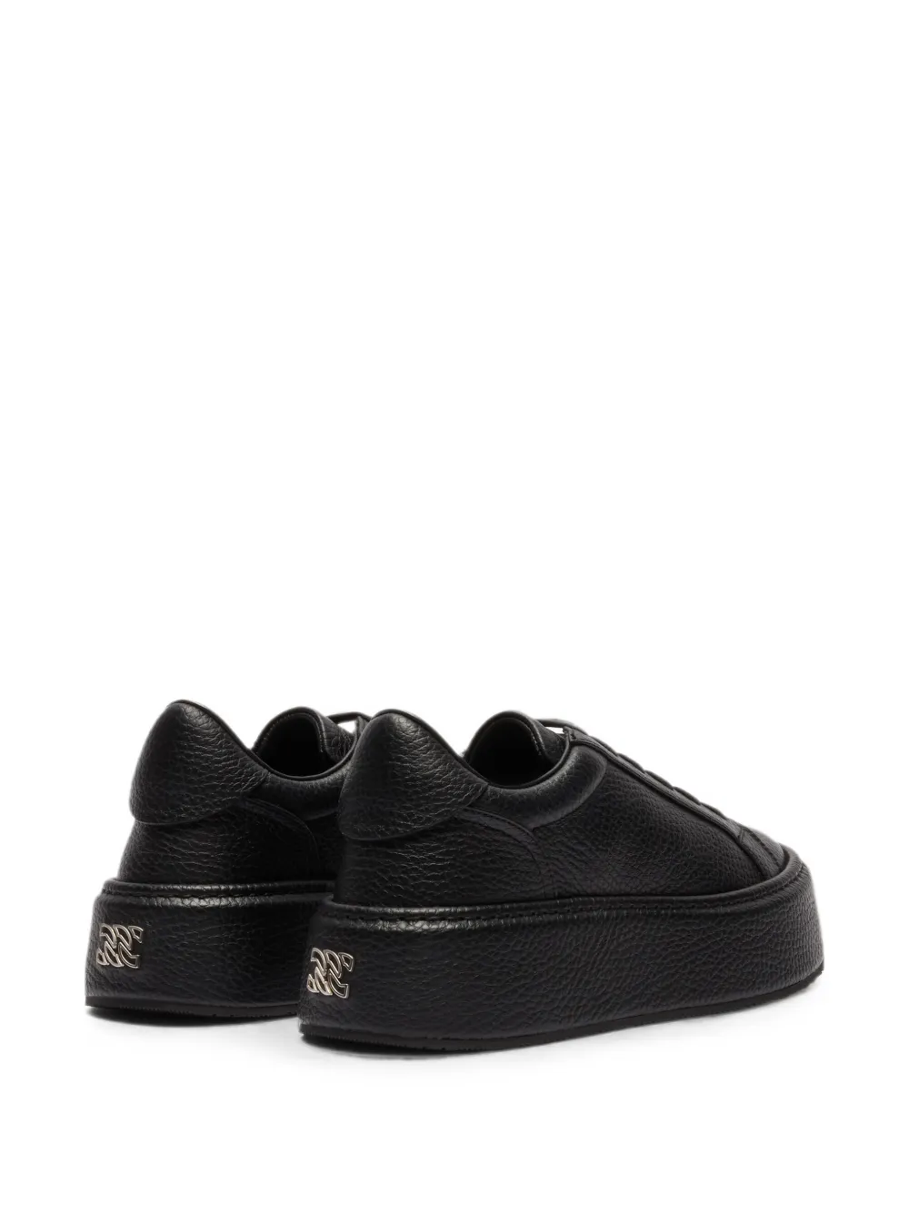 Casadei I-Box leather sneakers Zwart