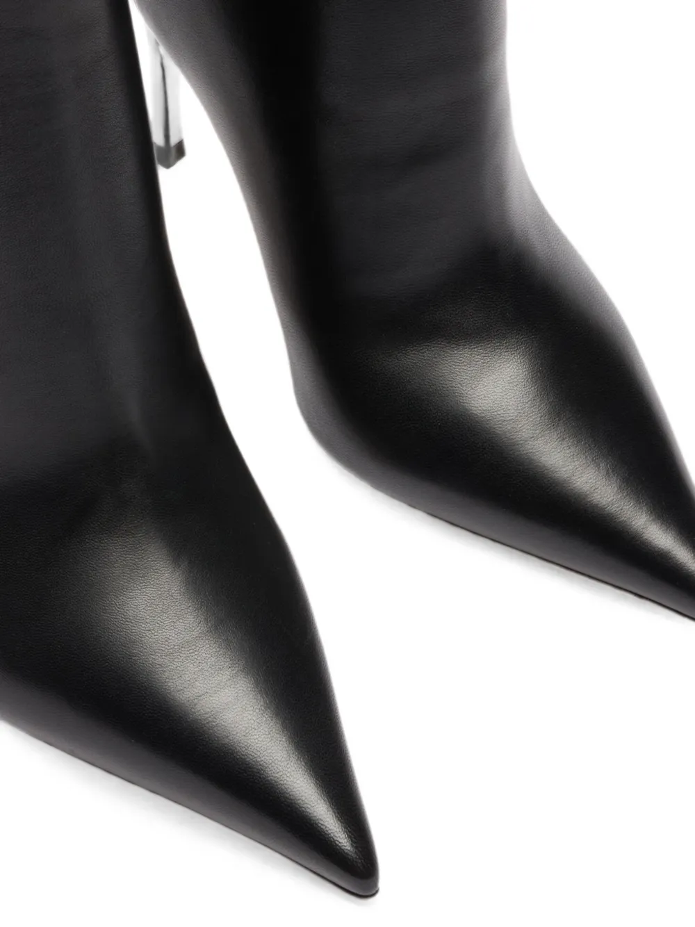Casadei Superblade leren enkellaarzen Zwart