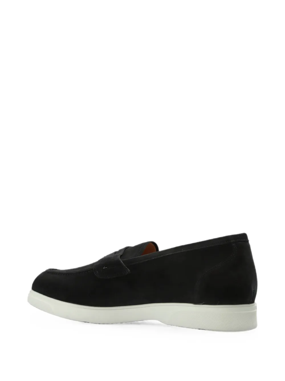 Kiton Suède loafers Zwart