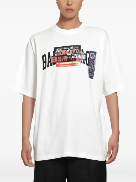 Balenciaga Bumper Stickers graphic-print T-shirt