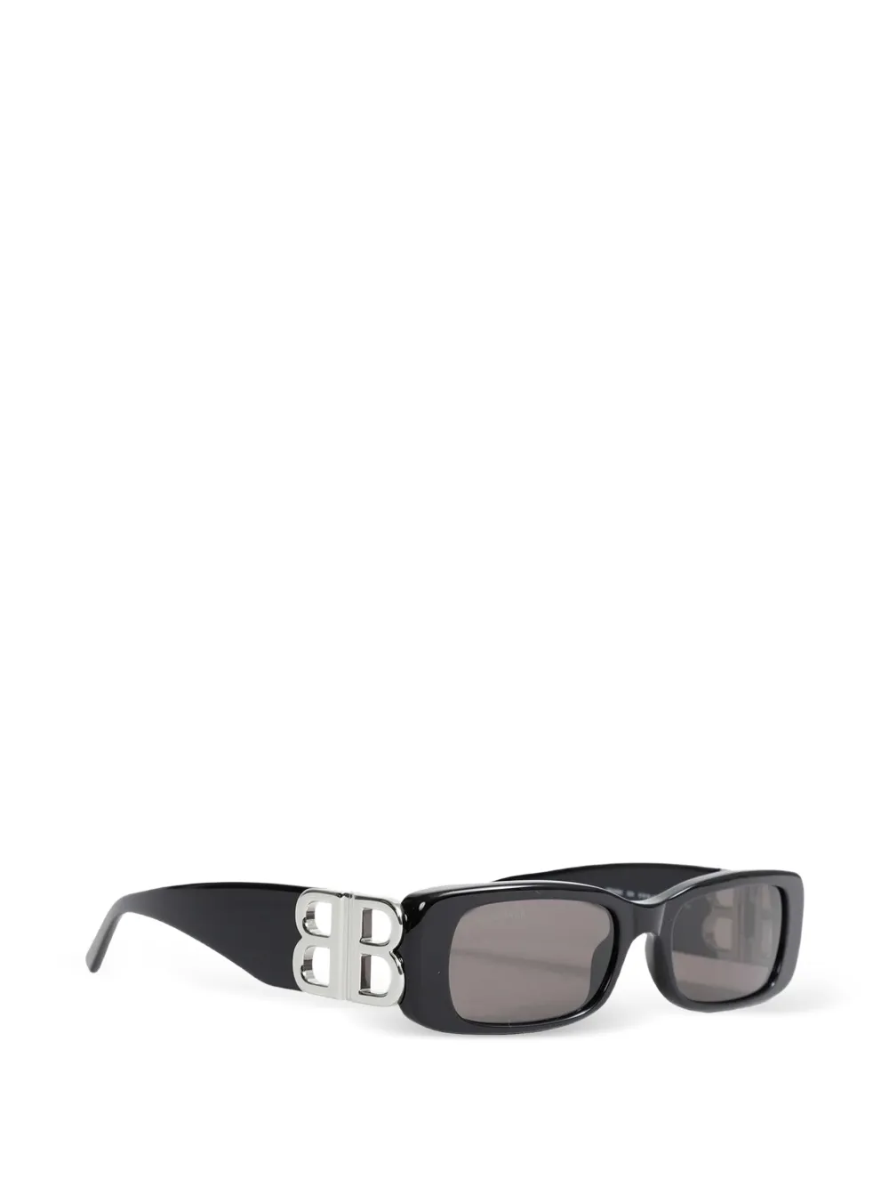 Balenciaga Dynasty Sonnenbrille mit eckigem Gestell - Schwarz