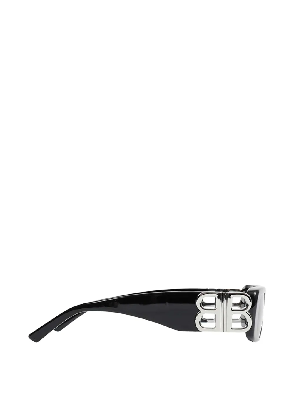 Balenciaga Eyewear Dynasty zonnebril met rechthoekig montuur Zwart
