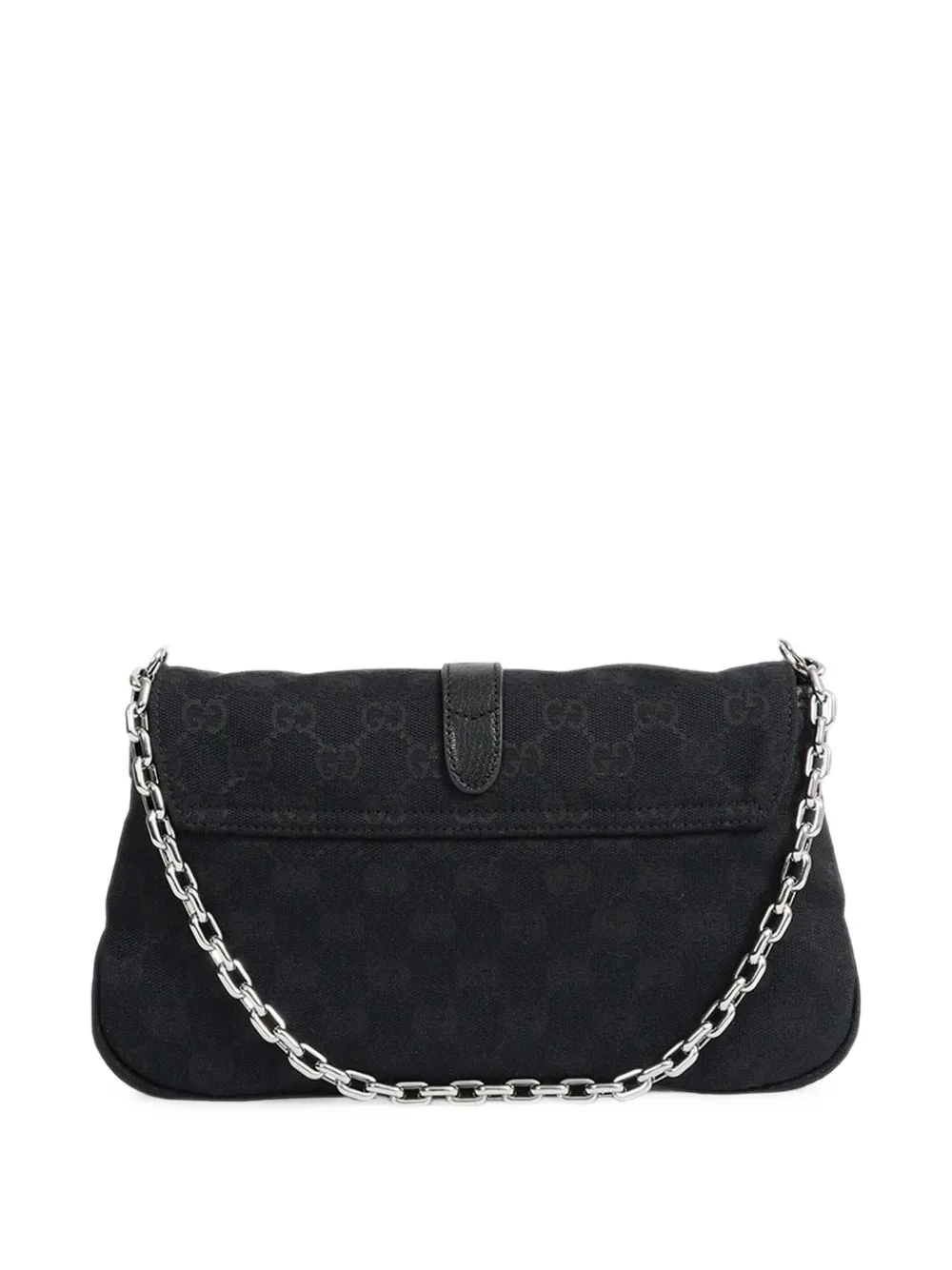 Gucci Kleine Jackie GG Supreme schoudertas Zwart