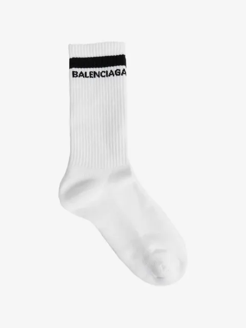 Balenciaga logo-detail knitted socks