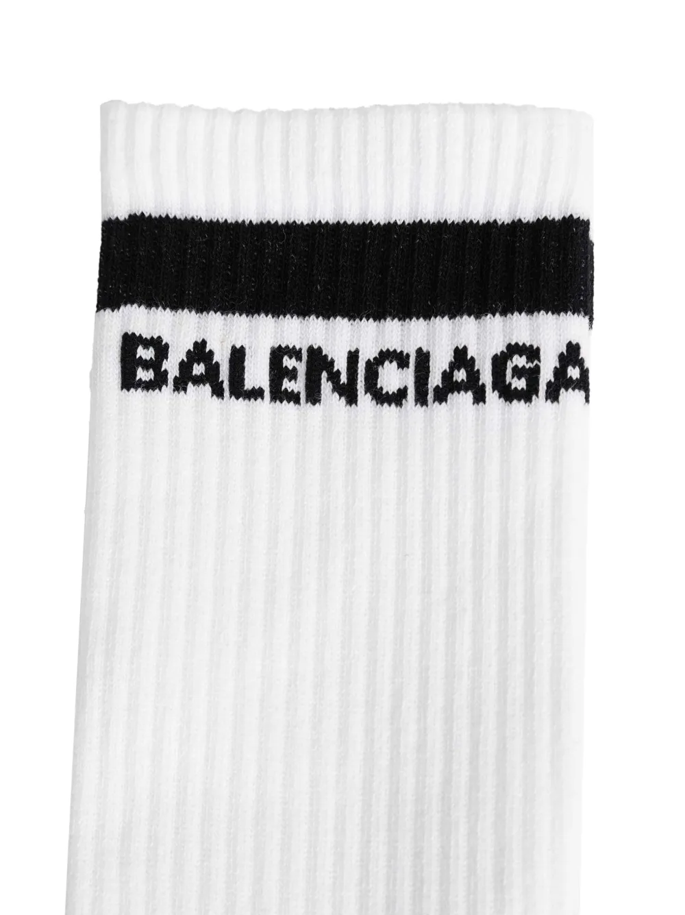 Balenciaga ロゴ 靴下 | ホワイト | FARFETCH JP