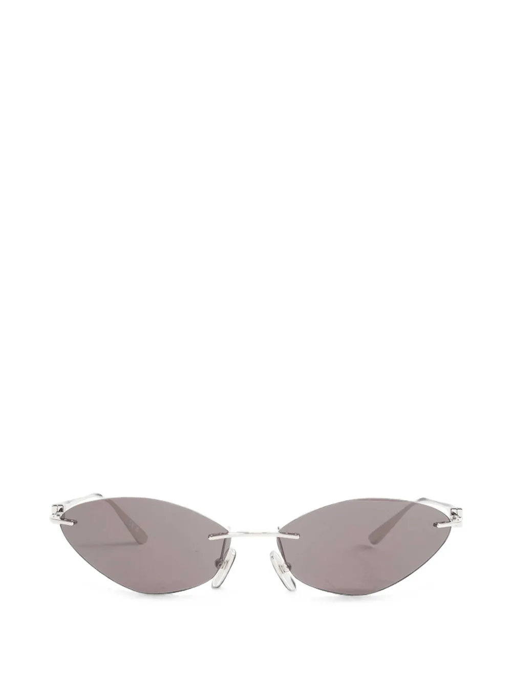 Balenciaga Eyewear Nano Cat sunglasses - Argento