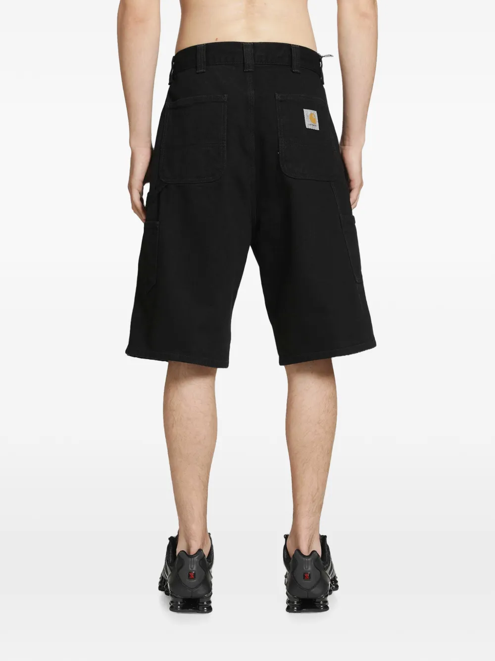 Carhartt WIP OG Single Knee katoenen-cargo shorts Zwart