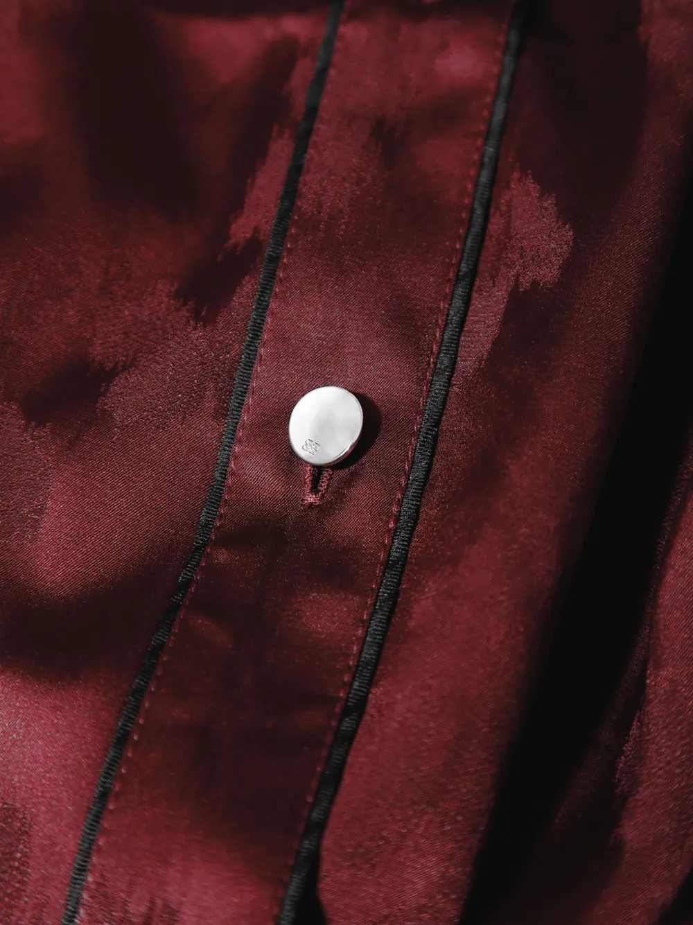 GANNI Blouse met gestrikte taille en bloemen-patroon Rood