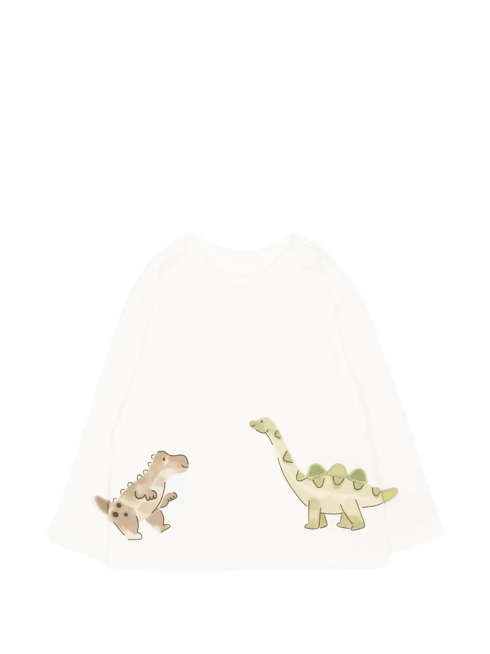 Mayoral T-shirt met dinosaurusprint Beige