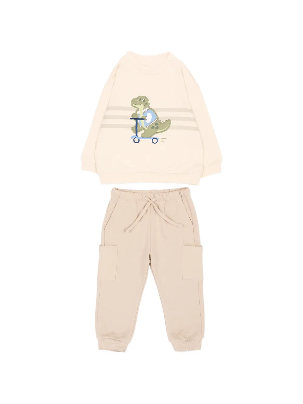 Mayoral Trainingsbroek met grafische print Beige