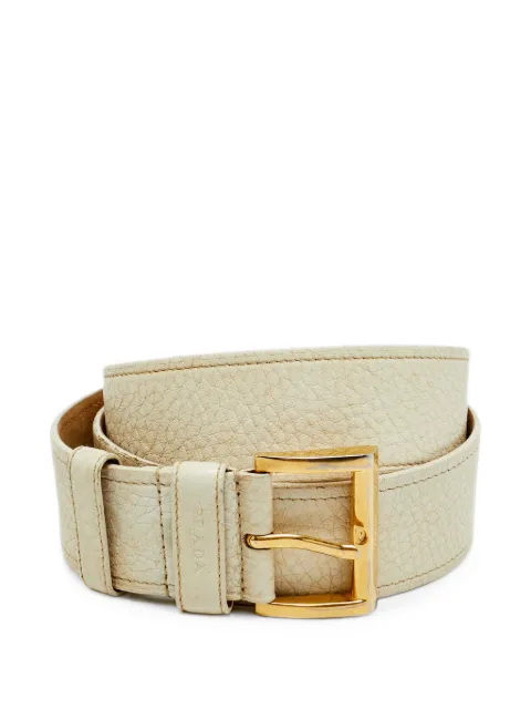 Prada Pre-Owned buckle leather belt