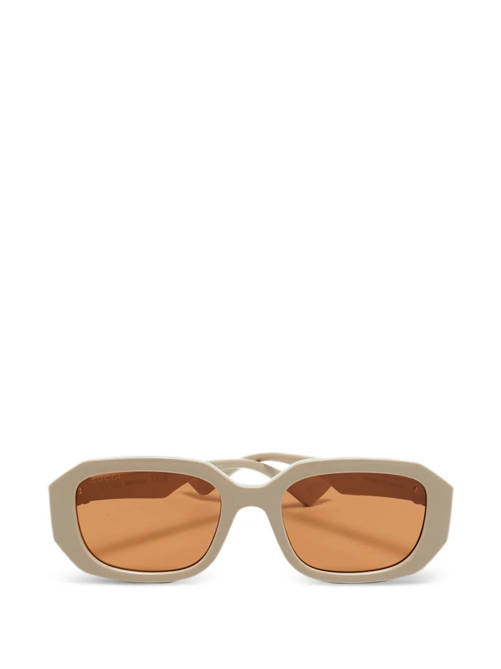 Gucci Pre-Owned Occhiali da sole geometrici GG1535S - Toni neutri